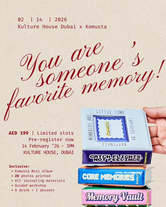 Kulture House Dubai x Komusta | 14 Feb 2026